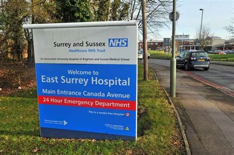 Surrey hospital's maternity unit downgraded after beds 'not free of ...