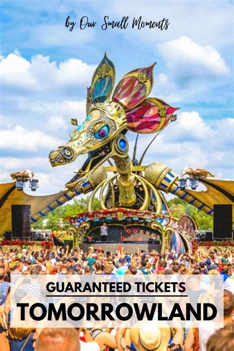 Guaranteed Tomorrowland Tickets | Tomorrowland, Global journey, Ticket