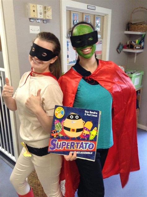 Supertato costume | World book day costumes, Book day costumes, Costumes