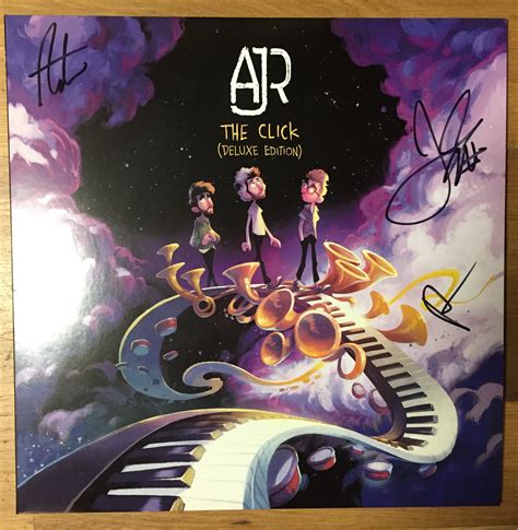 AJR - The Click (Autographed by Band!) - New Vinyl Lp 2018 BMG Deluxe ...