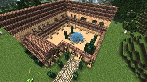 Minecraft Roman Villa Timelapse! - YouTube