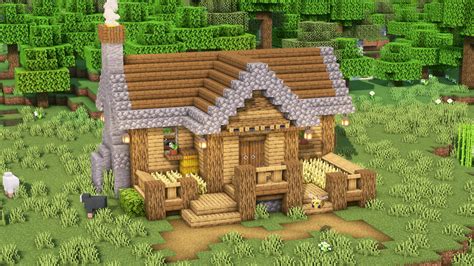 A small oak house I did yesterday : Minecraftbuilds