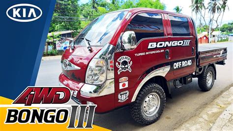 Kia Bongo 3 4x4 with Offroad Tires | Candy Tone Paint - YouTube