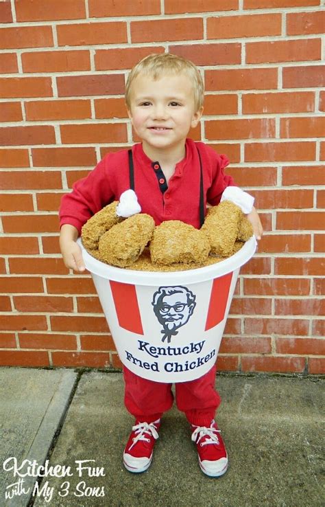 Our 2013 Homemade KFC Kentucky Fried Chicken Costumes! | Chicken ...