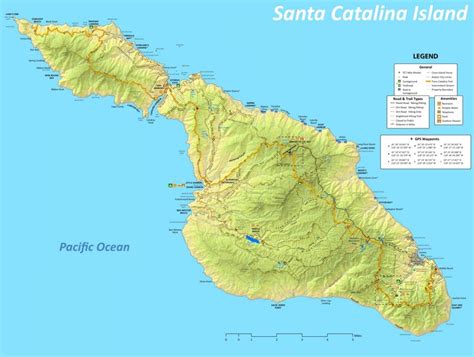 Santa Catalina Island Tourist Map - Ontheworldmap.com