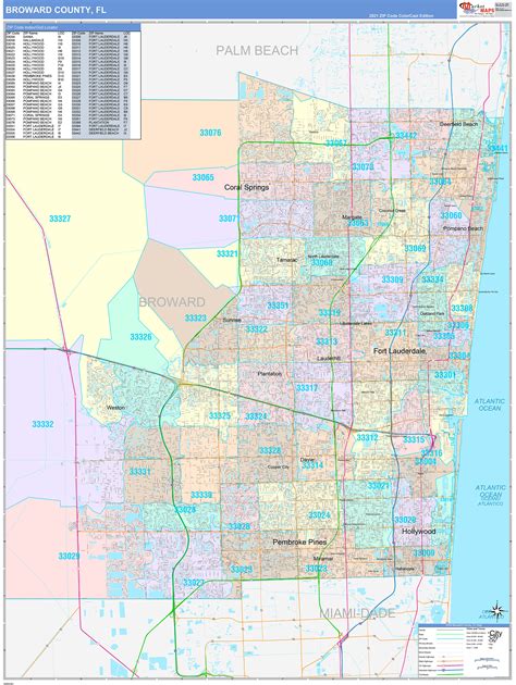 Broward County Area Map State Map | Images and Photos finder