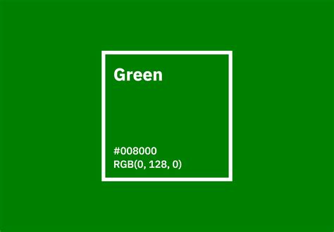 Green Color - Hex, RGB, CMYK, Pantone | Color Codes - U.S. Brand Colors