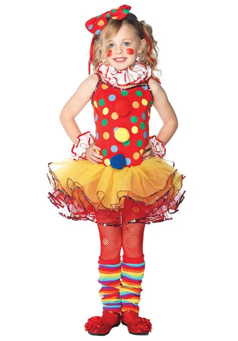 Child Circus Clown Cutie Costume