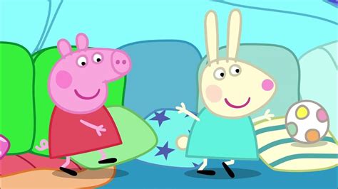 Peppa and Rebecca Build a Secret Fort 🐷🏰 Peppa Pig Tales - YouTube