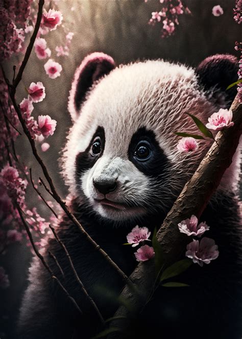 Wall Art Print | Cute Panda | Abposters.com