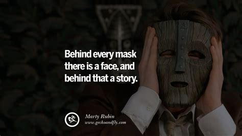 24 Quotes on Wearing a Mask, Lying and Hiding Oneself