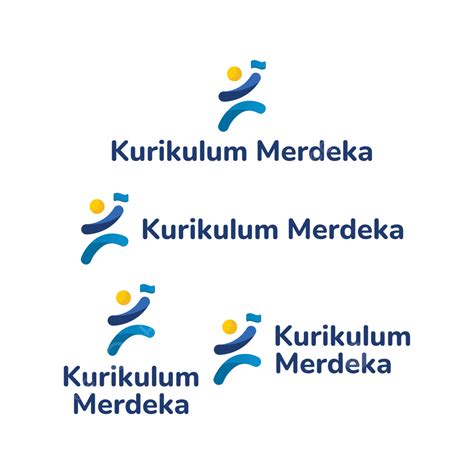 Logo Resmi Kurikulum Merdeka Belajar Mengajar Desain Pak Vektor ...