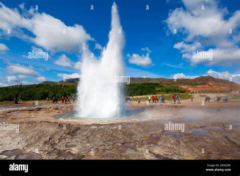 Strokkur Geysir, Iceland Stock Photo - Alamy