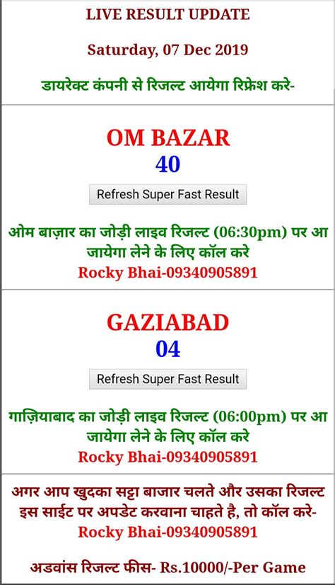 Delhi Super Bazar Satta King - SATTA HJW