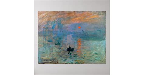 Impression Sunrise by Claude Monet Poster | Zazzle