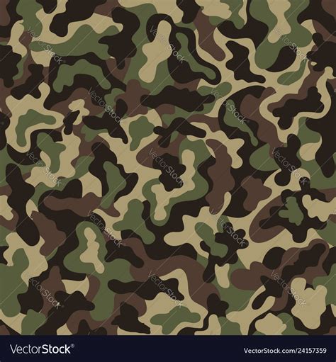 Military camouflage pattern Royalty Free Vector Image