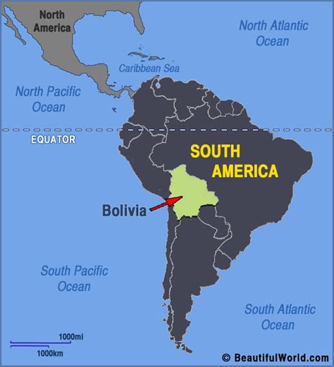 Map of Bolivia - Facts & Information - Beautiful World Travel Guide