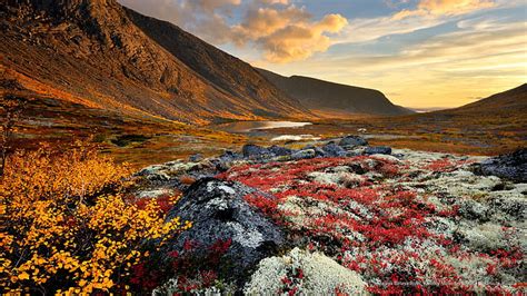 HD wallpaper: Malaya Belaya River, Khibiny Mountains, Kola Peninsula ...