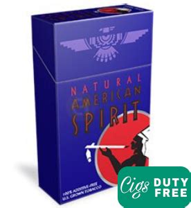 American Spirit Dark Blue- Duty Free Cigarettes