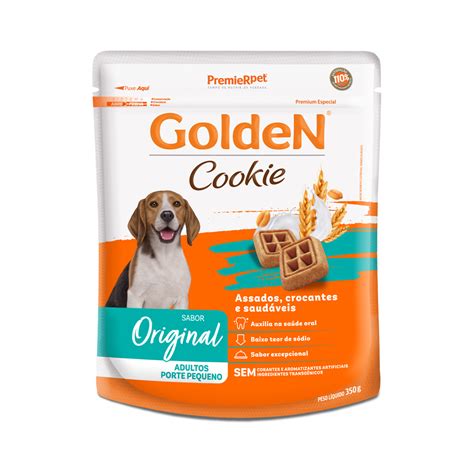 Golden Cookie Original para Cães Adultos de Porte Pequeno 350g – Terra Zoo