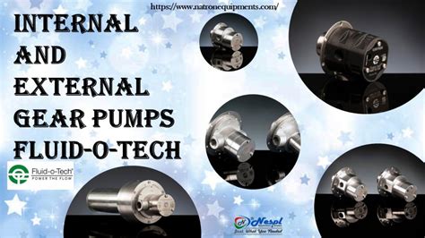 external and internal gear pumps