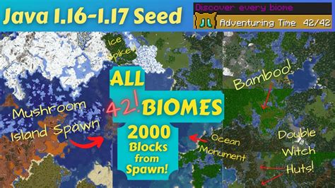 37 Minecraft 118 seeds java all biomes for Classic Version | Game