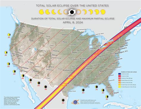 Total Eclipse 2024 Map - Lonni Ursulina