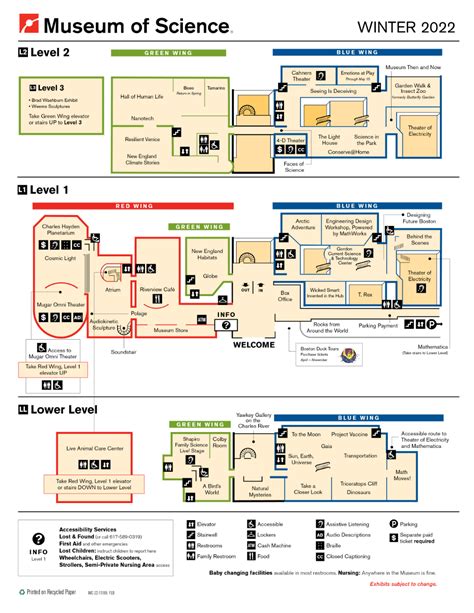 Museum Map | Museum of Science, Boston | Science, Museum, Boston map