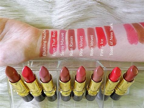 Revlon Matte Lipstick Shades With Number | Lipstutorial.org