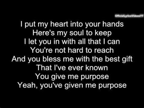 Justin Bieber - Purpose (PURPOSE : The Movement) (lyrics) | Purpose ...