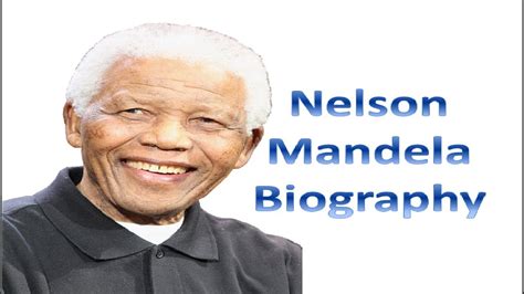 nelson mandela biography - YouTube