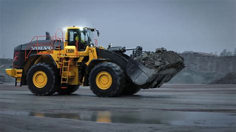 Volvo L350H Wheel Loader - YouTube