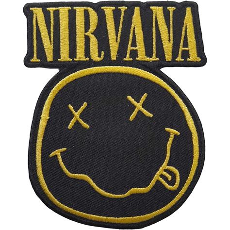 NIRVANA / LOGO & SMILEY PATCH - The Grooveyard