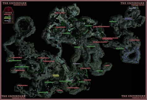 The Underdark Wilderness Area Map Walkthrough and Guide