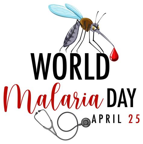 World Malaria Day banner with mosquito 1522397 Vector Art at Vecteezy