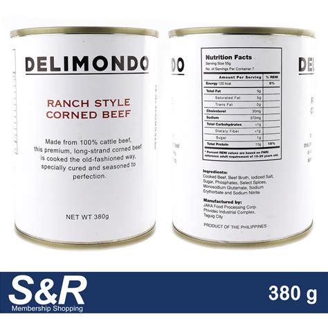 Delimondo Ranch Style Corned Beef 380 g | Lazada PH