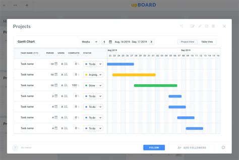 Project Schedule: Digital Online Tools & Templates