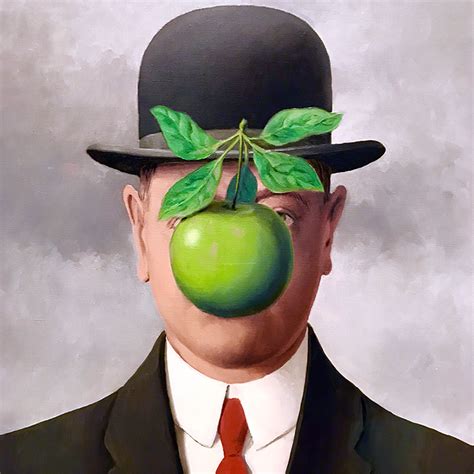 Rene Magritte The Son of Man (detail) 1964 | Magritte, Rene magritte ...