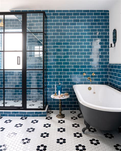 Blue Bathroom Tiles Design