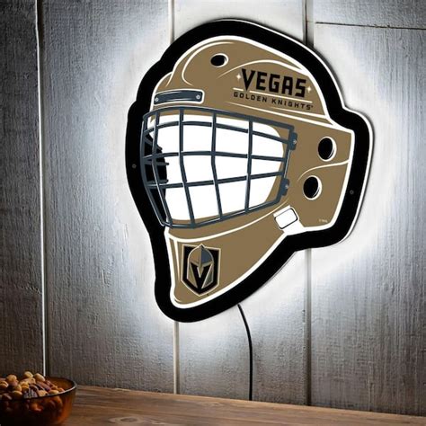 Evergreen Las Vegas Golden Knights Helmet 19 in. x 15 in. Plug-in LED ...