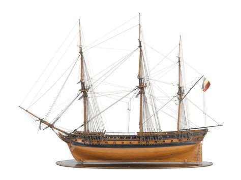 Warship(1800); French; Frigate; 44-46 guns - National Maritime Museum ...