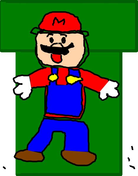 Mario In Warp Pipe Clip Art at Clker.com - vector clip art online ...