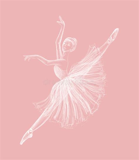 Ballerina stock illustration. Illustration of pencil - 110014734