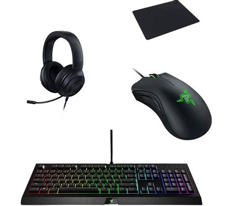 RAZER Epic Gaming Keyboard, Mouse, Headset & Gaming Surface Bundle Fast ...