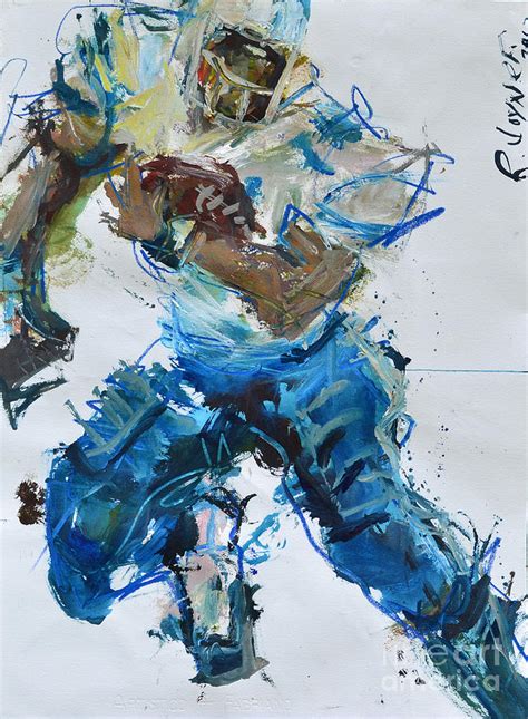 Nfl Football Painting Painting by Robert Joyner