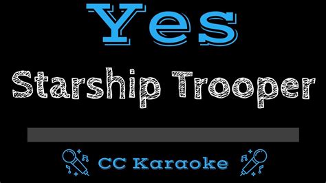 Yes • Starship Trooper (CC) [Karaoke Instrumental Lyrics] - YouTube