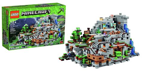 LEGO's latest is a massive 2,800-piece Minecraft Mountain Cave set