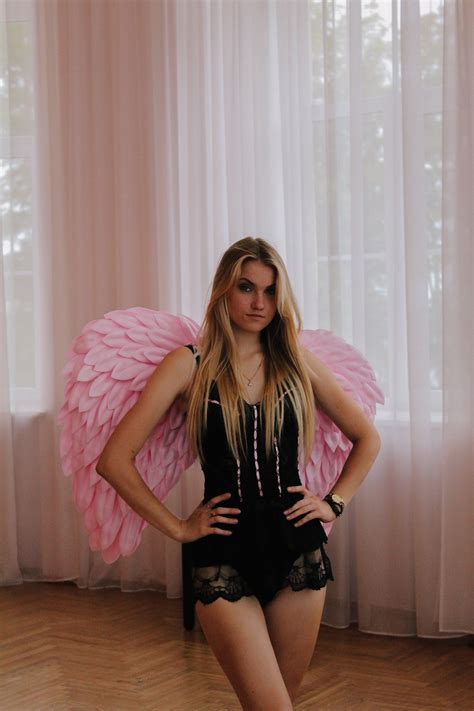 Pink Angel Wings Costume Small Size for Photoshoots | Etsy