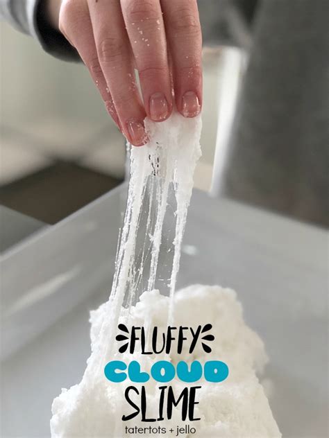 How to Make Fluffy Cloud Slime - a softer, fluffier slime it's So fun ...