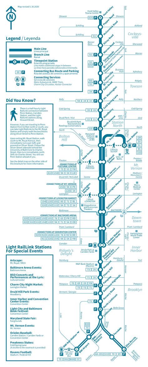 Info & Maps | LIGHT RAILLINK | BWI Airport / Glen Burnie - Hunt Valley ...